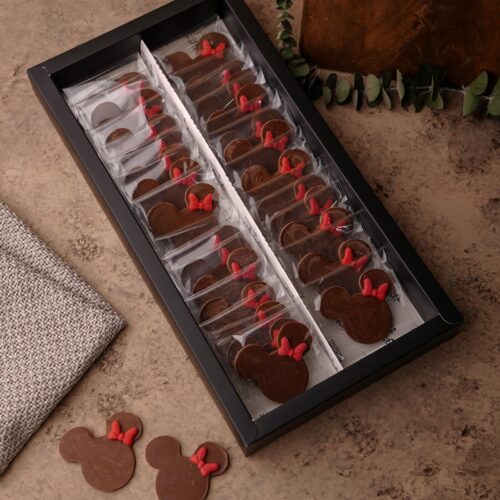 شوكليت بلجيكي فاخر على شكل وجه شخصية ميكي 30 حبة