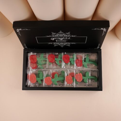 بوكس شوكليت بلجيكي فاخر على شكل ورود